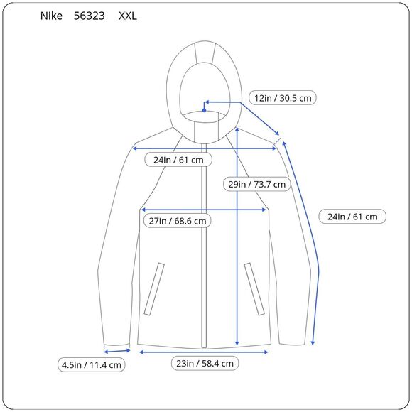 Nike Tech Fleece Windrunner Hoodie Men's XXL Full Zip Hooded Sweatshirt Jacket - Picture 12 of 12